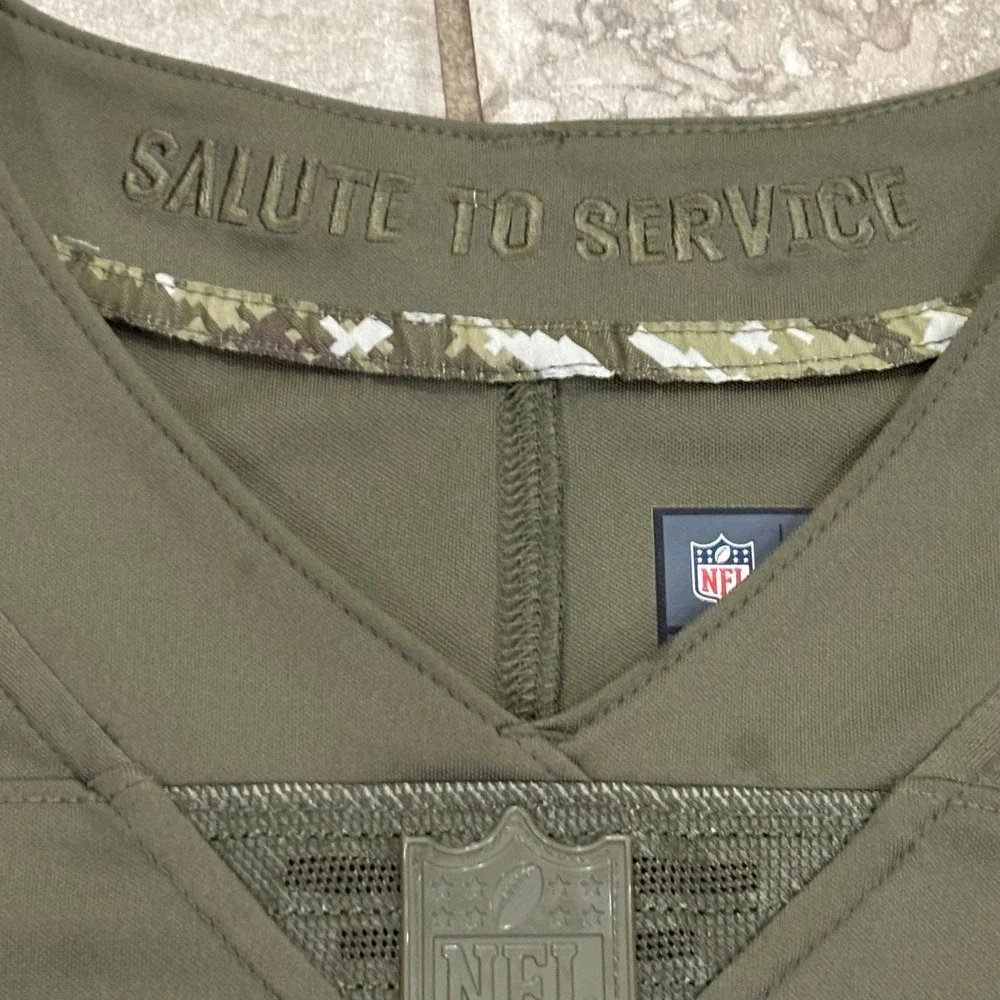 Nike Houston Texans JJ Watt 99 Salute to Service Jersey Mens XL‎ Olive Green NFL